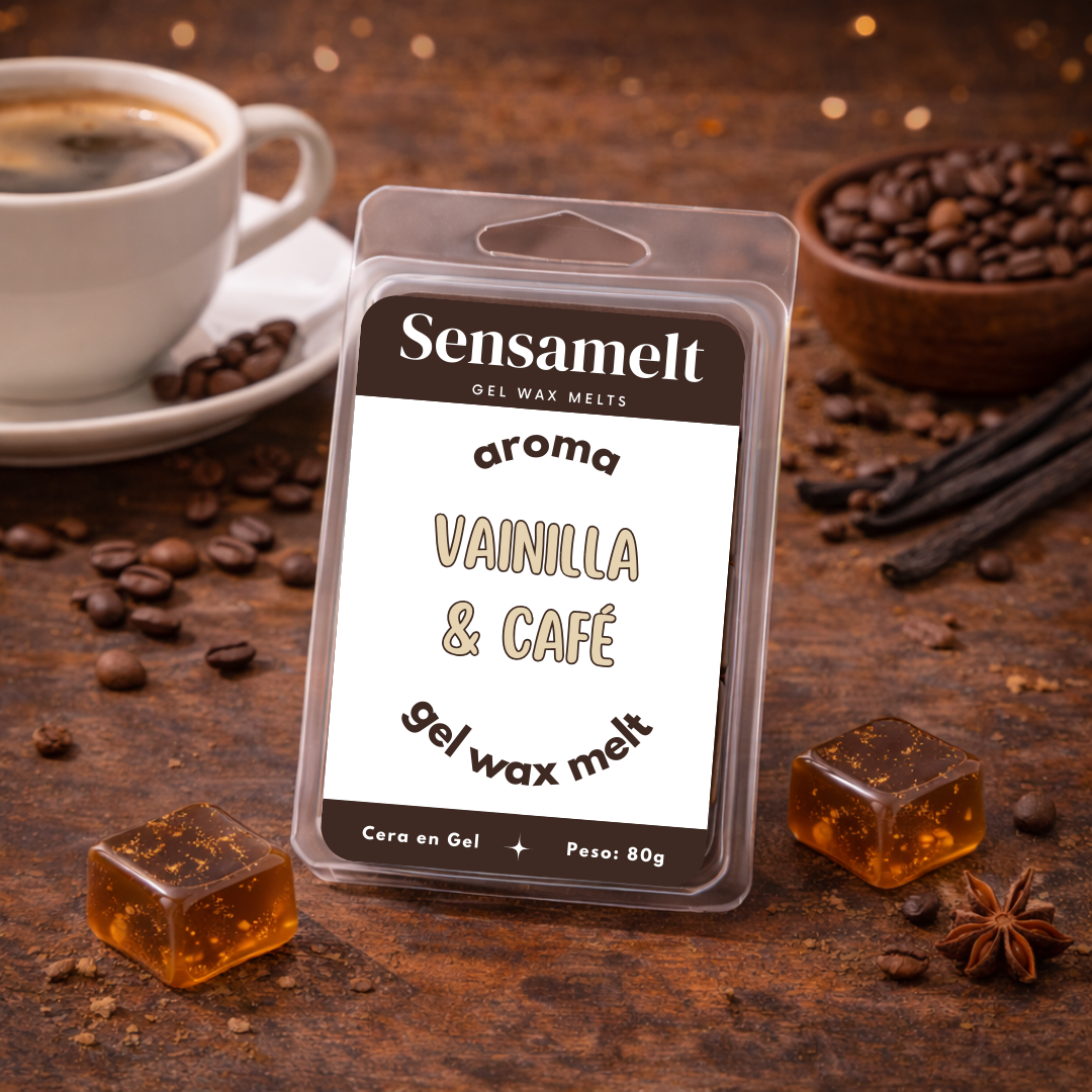 Baunilha e Café - Gel wax melt