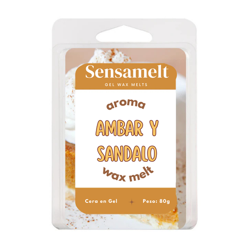 Âmbar e Sândalo - Gel wax melt