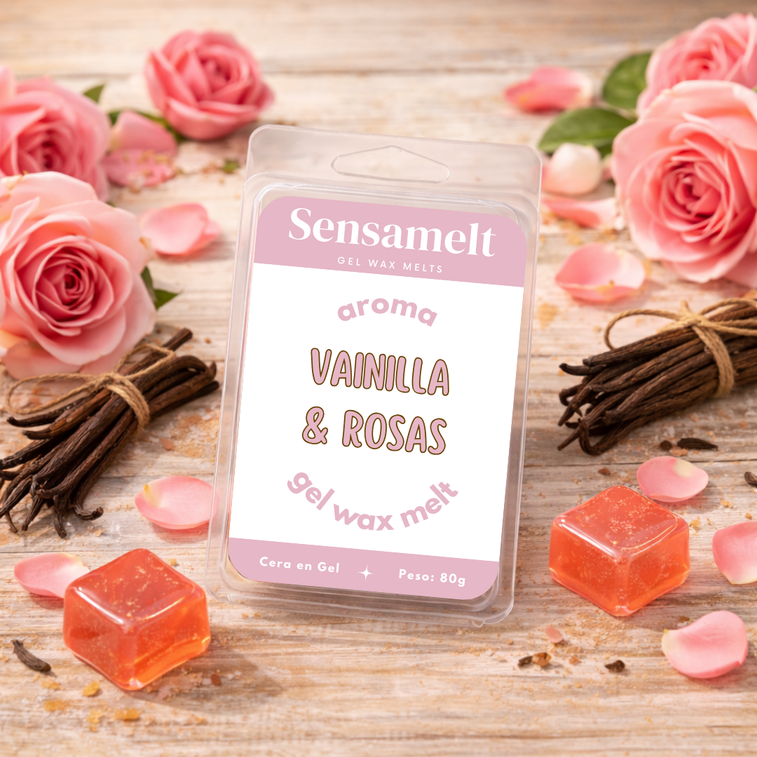 Baunilha & Rosas - Gel wax melt
