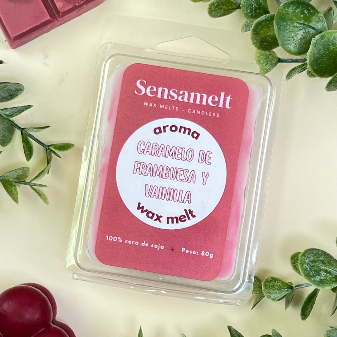 Caramelo de Framboesa & Baunilha - Wax melts