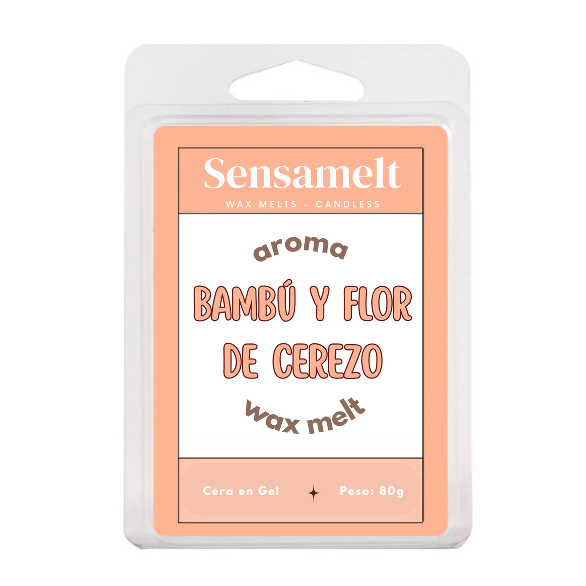 Bambu e Flor de Cerejeira - Gel wax melt