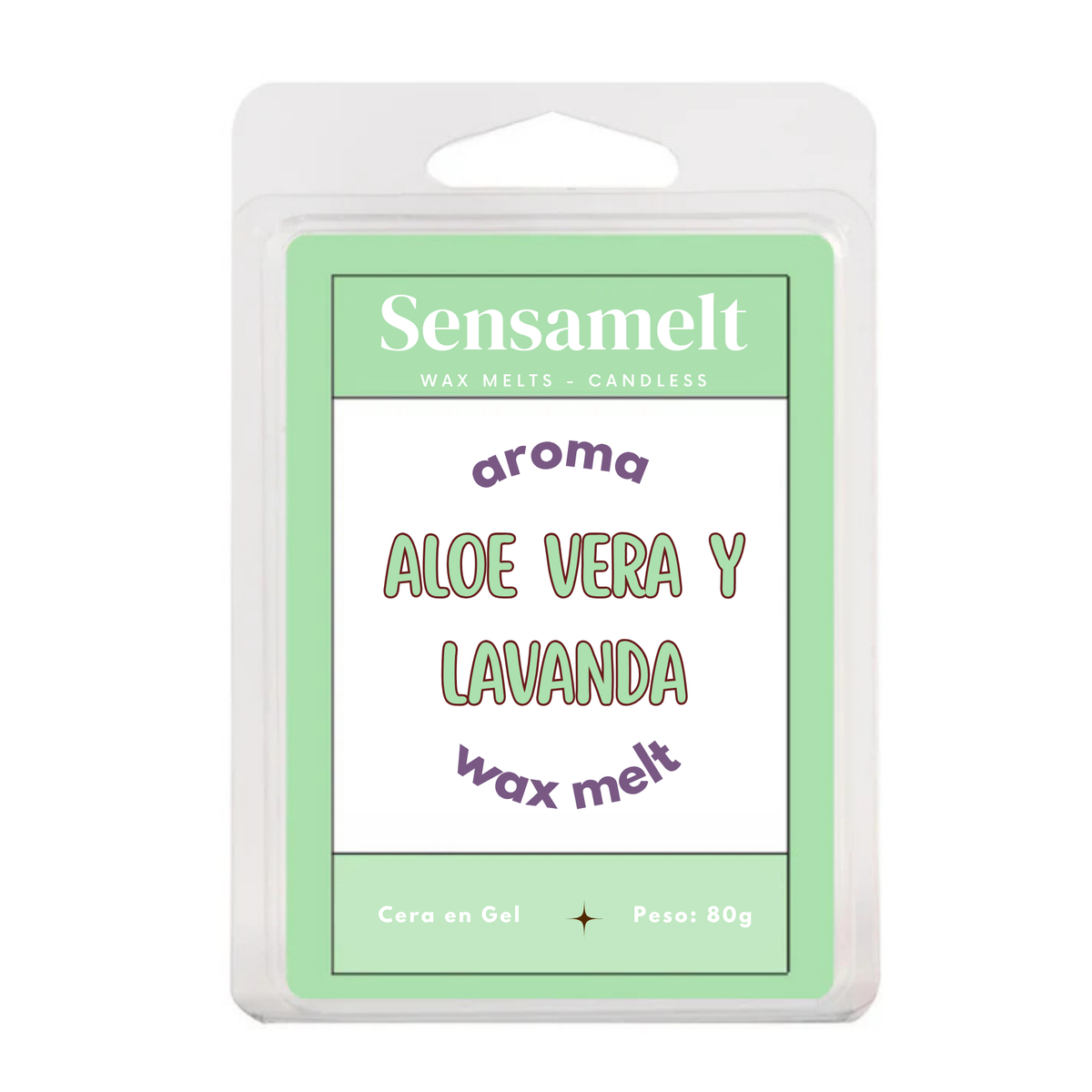 Aloé Vera e Lavanda - Gel wax melt