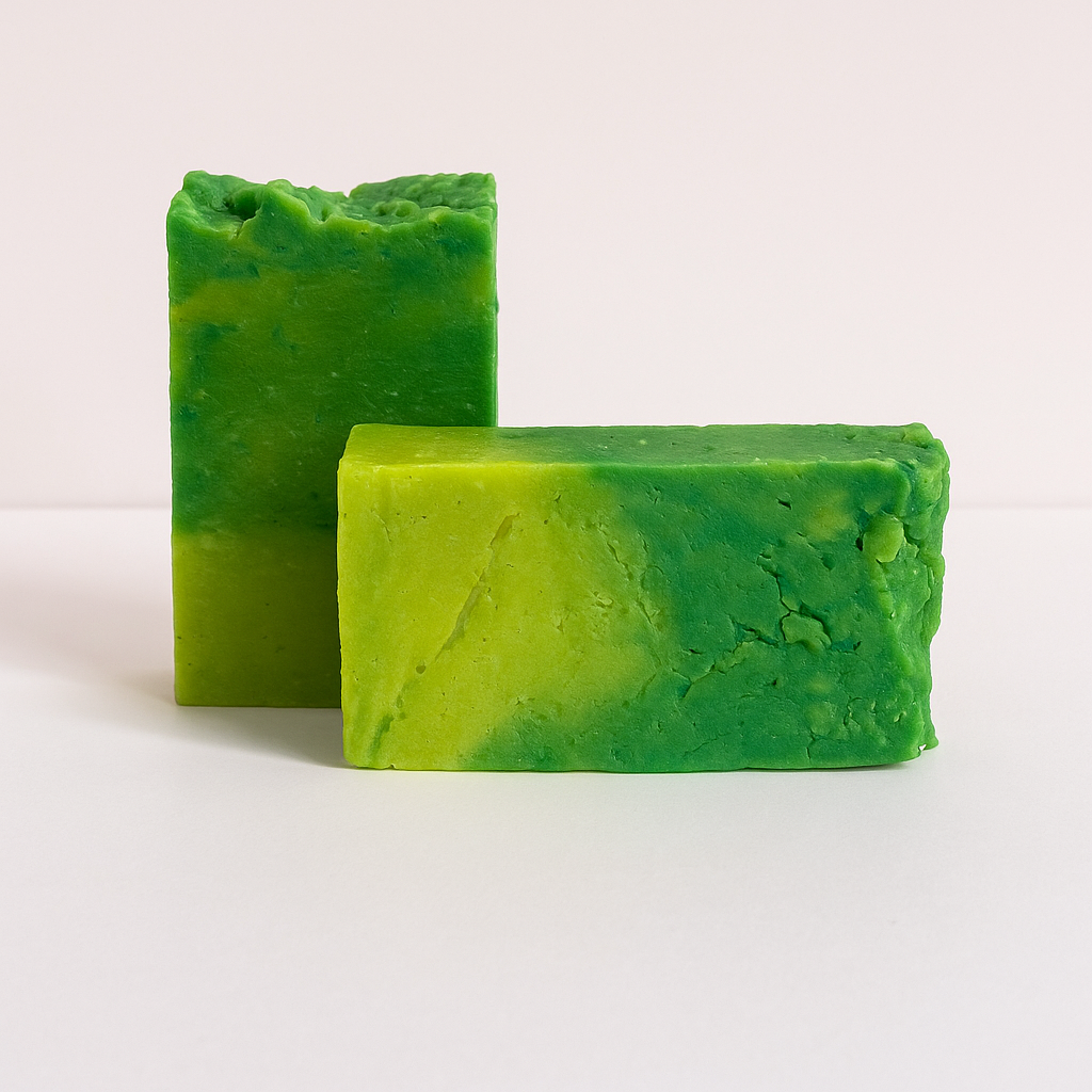 Sabonete artesanal de Aloe Vera (Hidratação suave)